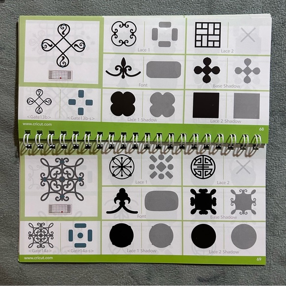 Cricut ORNAMENTAL IRON 2 shapes & fonts - Picture 10 of 14